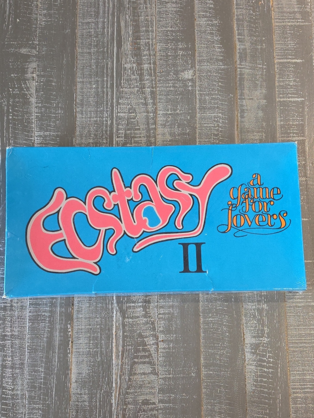 Vintage 1993 Boardgame - Ecstasy II: A Game for Lovers, Couples Intimacy